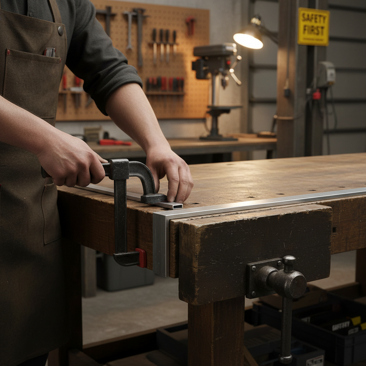 Premium Structural Grade 6082 T6 Aluminium Flat Bar - 9.5mm x 3.2mm for High-Strength Applications