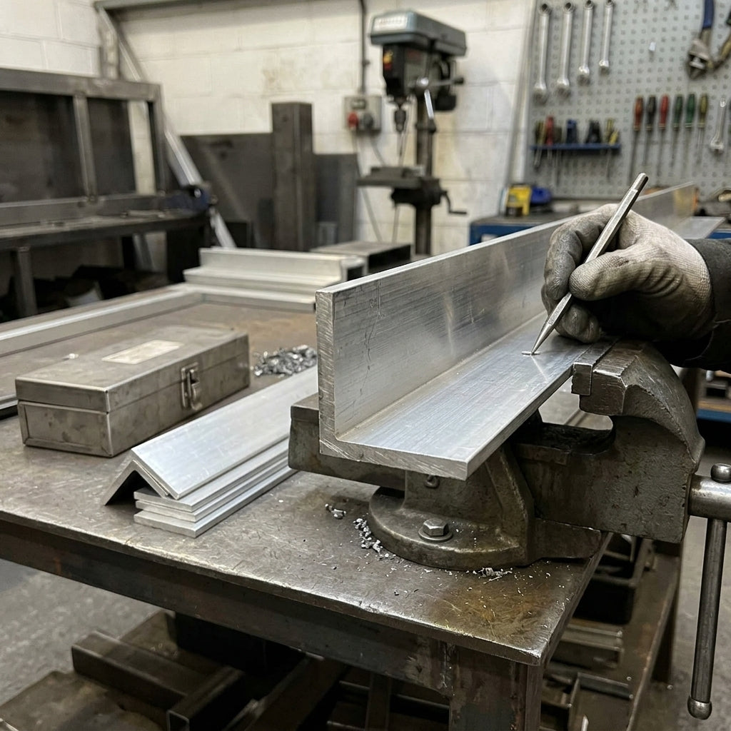 63.5mm x 50.8mm x 6.3mm Aluminium L Section 63.5 × 50.8 × 6.3 mm – photo 1 of 2