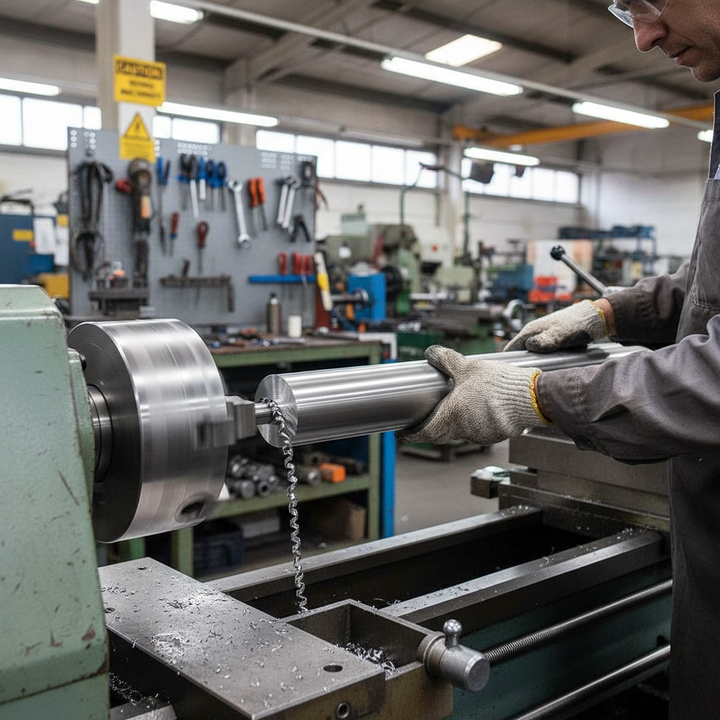 304.8mm (12") Diameter Plain Finish Aluminium Round Bar