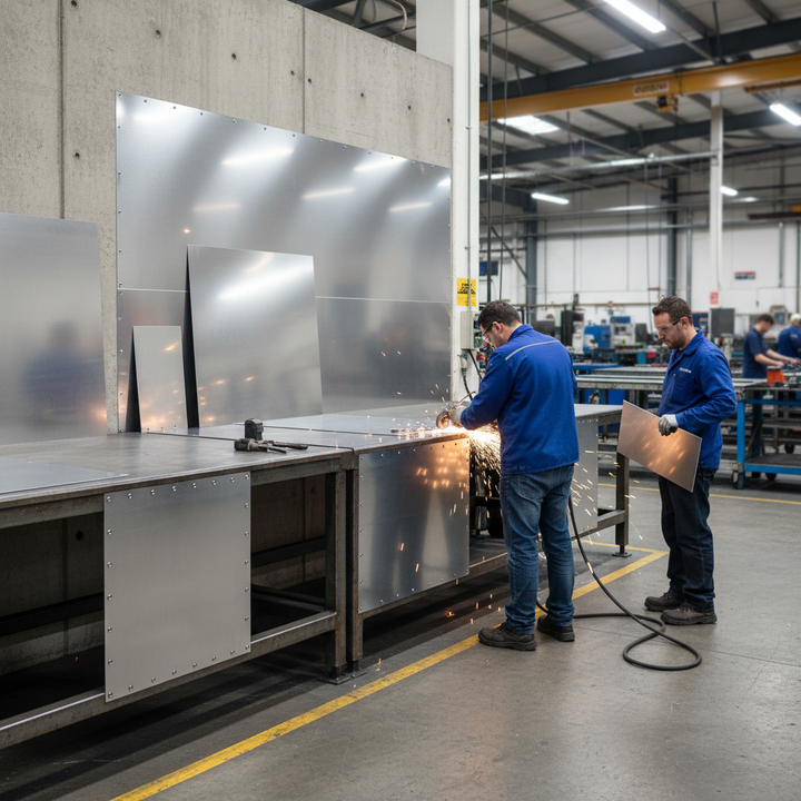 Premium Medium Strength Aluminium Sheet 2500mm x 1250mm x 6.0mm - High Corrosion Resistance for Marine and Industrial Applications