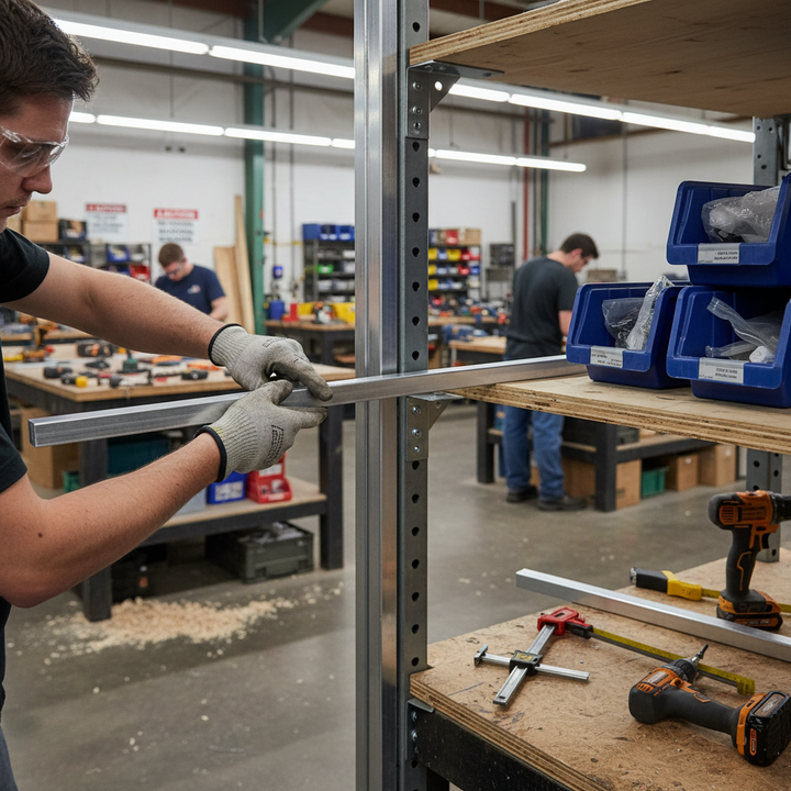 Premium Structural Grade Aluminium Square Bar 7.9mm (5/16") - High Strength Alloy with Excellent Machinability and Weldability