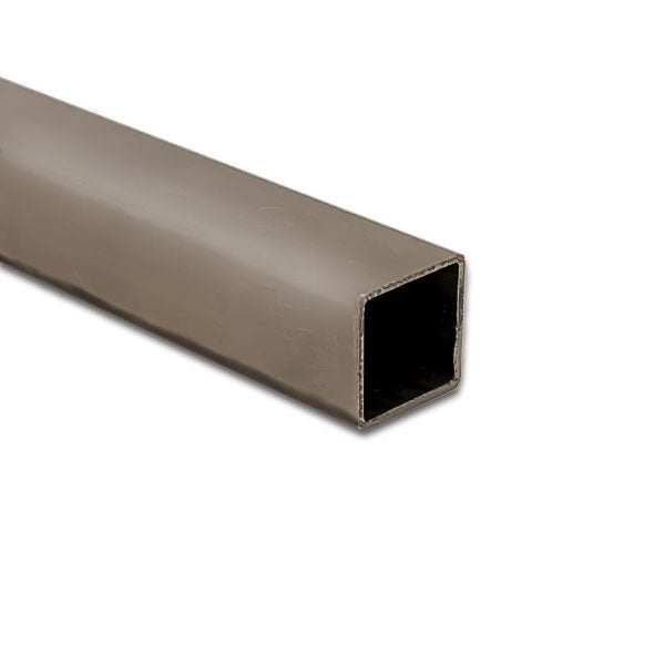 Stainless Steel Box Section 50mm x 50mm x 2mm Brushed Polished Corrosion Resistant Weldable Ideal for Construction - Linear Metre
