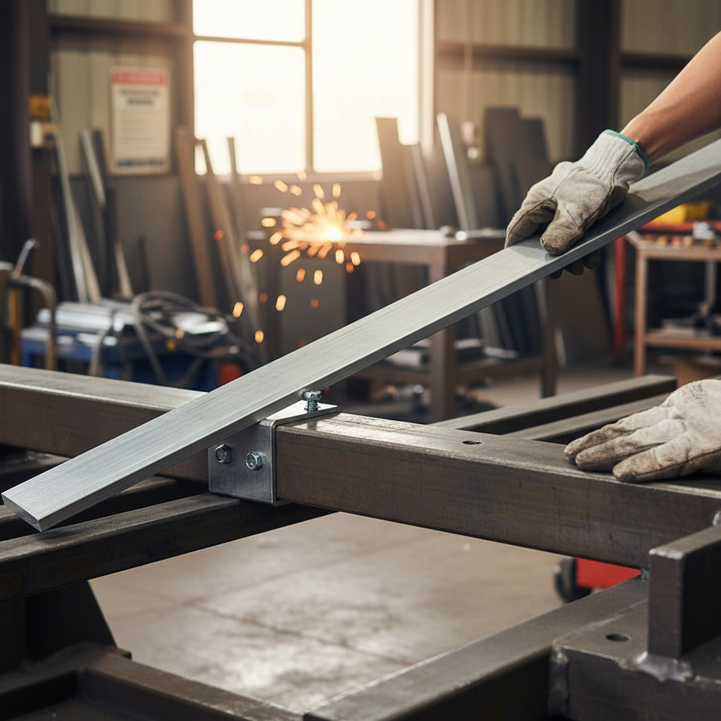 Premium Structural Grade 6082 T6 Aluminium Flat Bar 76.2mm x 6.3mm for High-Stress Applications 76.2 × 6.3 mm (3″ × 1/4″) – photo 1 of 2
