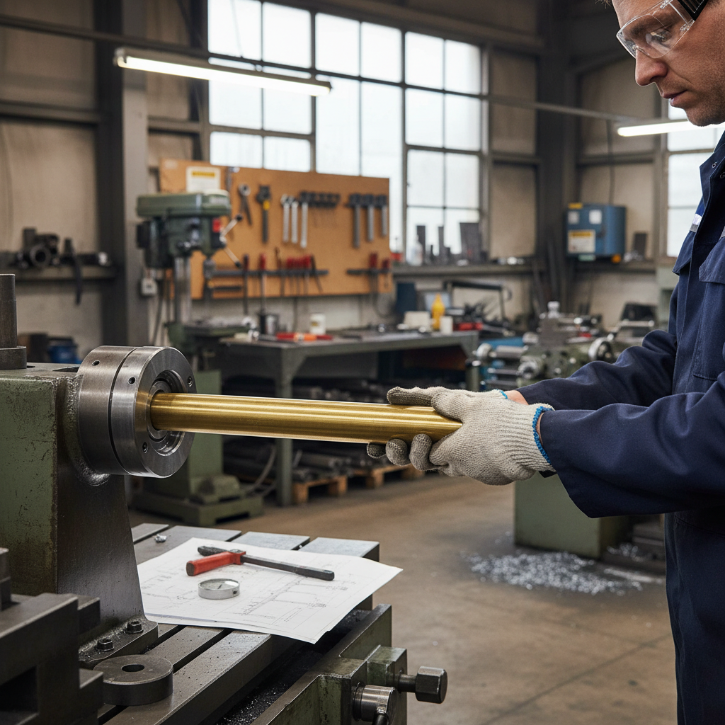 Professional Heavy Duty 76.2mm (3") Diameter Brass Round Bar - High-Strength CZ121 Alloy for Various Applications