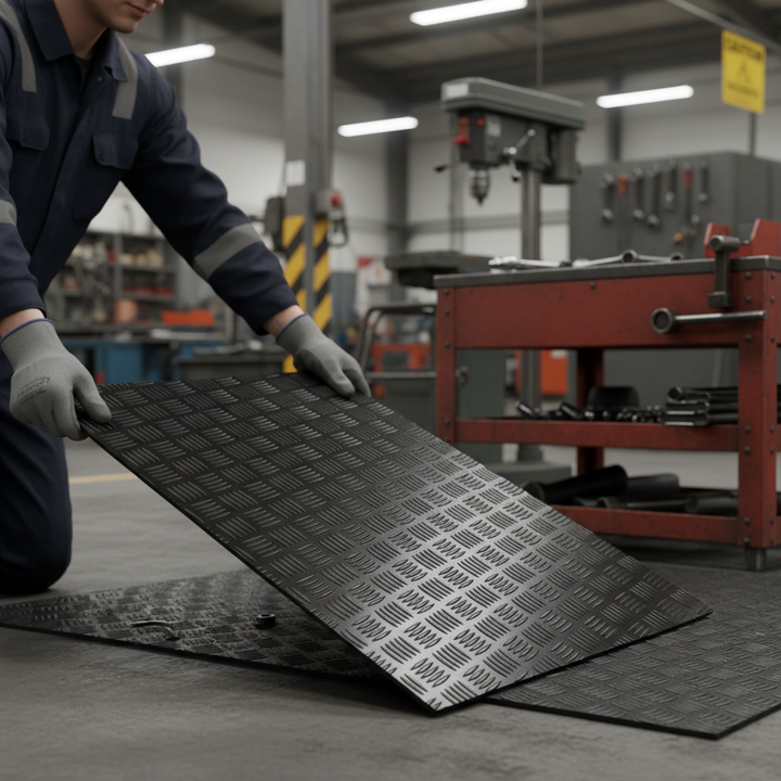 Premium Aluminium Chequer Plate 2500mm x 1250mm x 3mm - Five Bar Tread Plate for Durability and Safety
