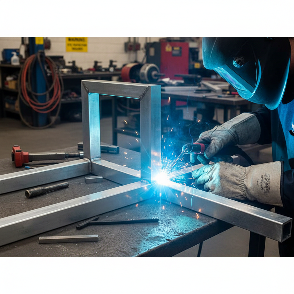 Premium Heavy Duty Plain Finish Aluminium Square Tube 38.1mm x 38.1mm x 1.6mm for Structural Applications