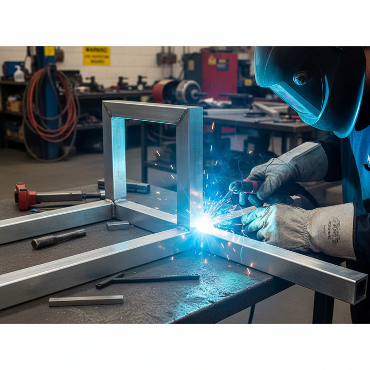 Premium Heavy Duty Plain Finish Aluminium Square Tube 38.1mm x 38.1mm x 1.6mm for Structural Applications