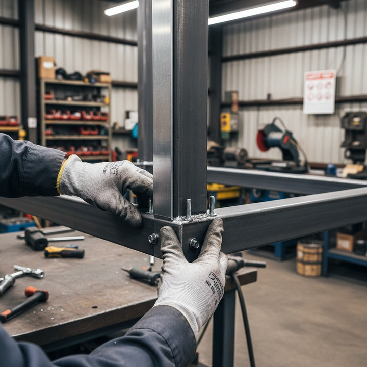 Premium Brushed Polished Aluminium Unequal Angle 31.7mm x 19mm x 3.2mm for Structural Applications