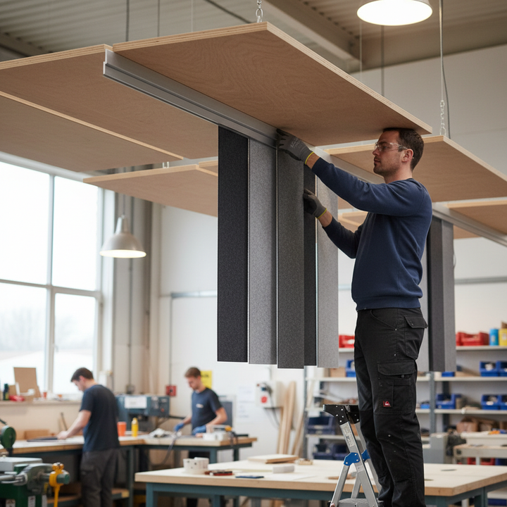 Professional Aluminium Z Shaped Picture Hanging Section - 5 Pack of 1 Metre Pieces for Displays and Signs