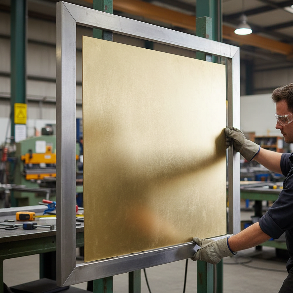 Premium 2000mm x 1000mm x 3mm Brass Sheet – High-Performance CZ108 with Excellent Corrosion Resistance and Forming Capabilities 2000 × 1000 × 3 mm – photo 1 of 2