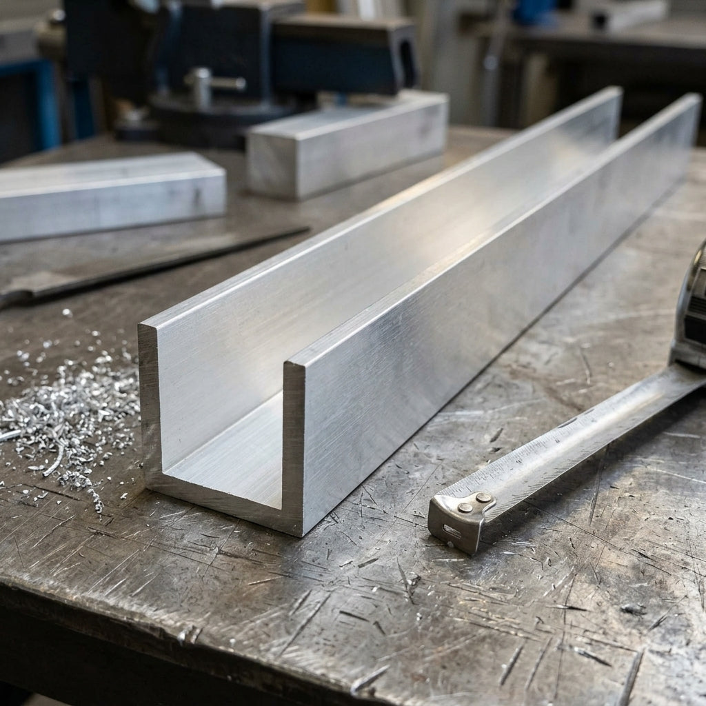 Aluminium Channel U-Section – Custom Cut to Size  – photo 1 of 2