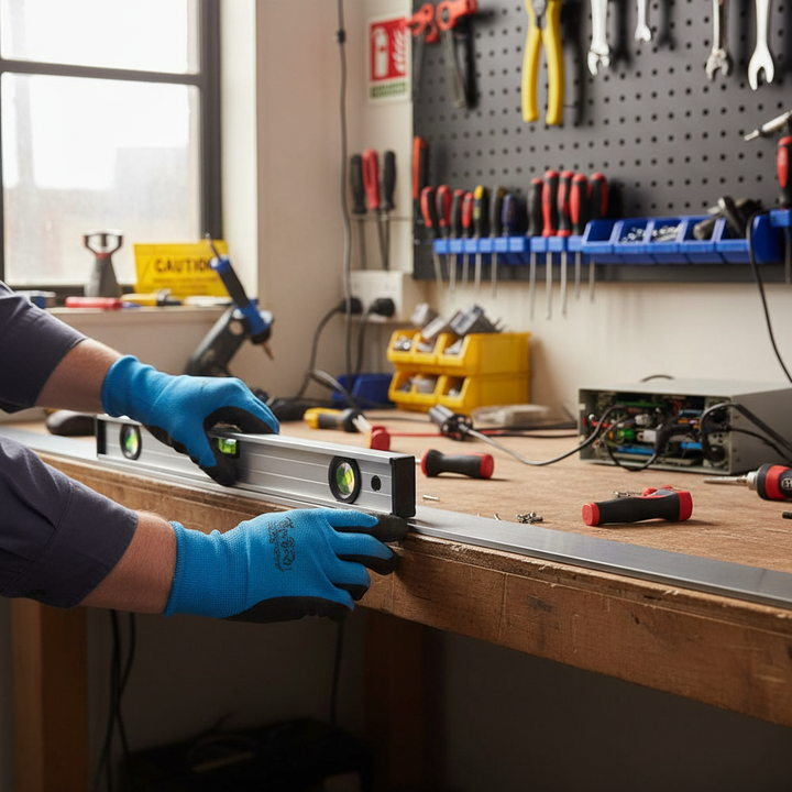 Professional 25.4mm x 3.2mm Brushed Polished Aluminium Flat Bar for Structural Applications