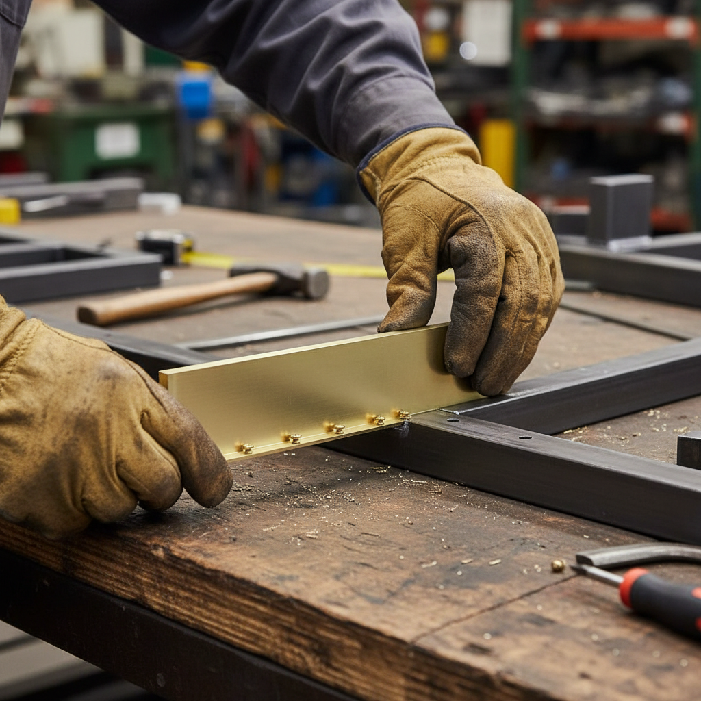 Premium Plain Finish Brass Channel 15.8mm x 15.8mm x 3.2mm - High Corrosion Resistance and Ductile Material for Various Applications