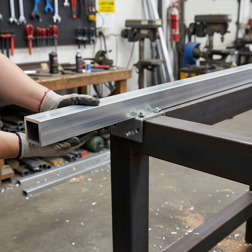 Premium Heavy Duty Aluminium Square Tube 76.2mm x 76.2mm x 6.3mm for Structural Applications 76.2 × 76.2 × 6.3 mm (3″ × 3″ × 1/4″) – photo 1 of 2