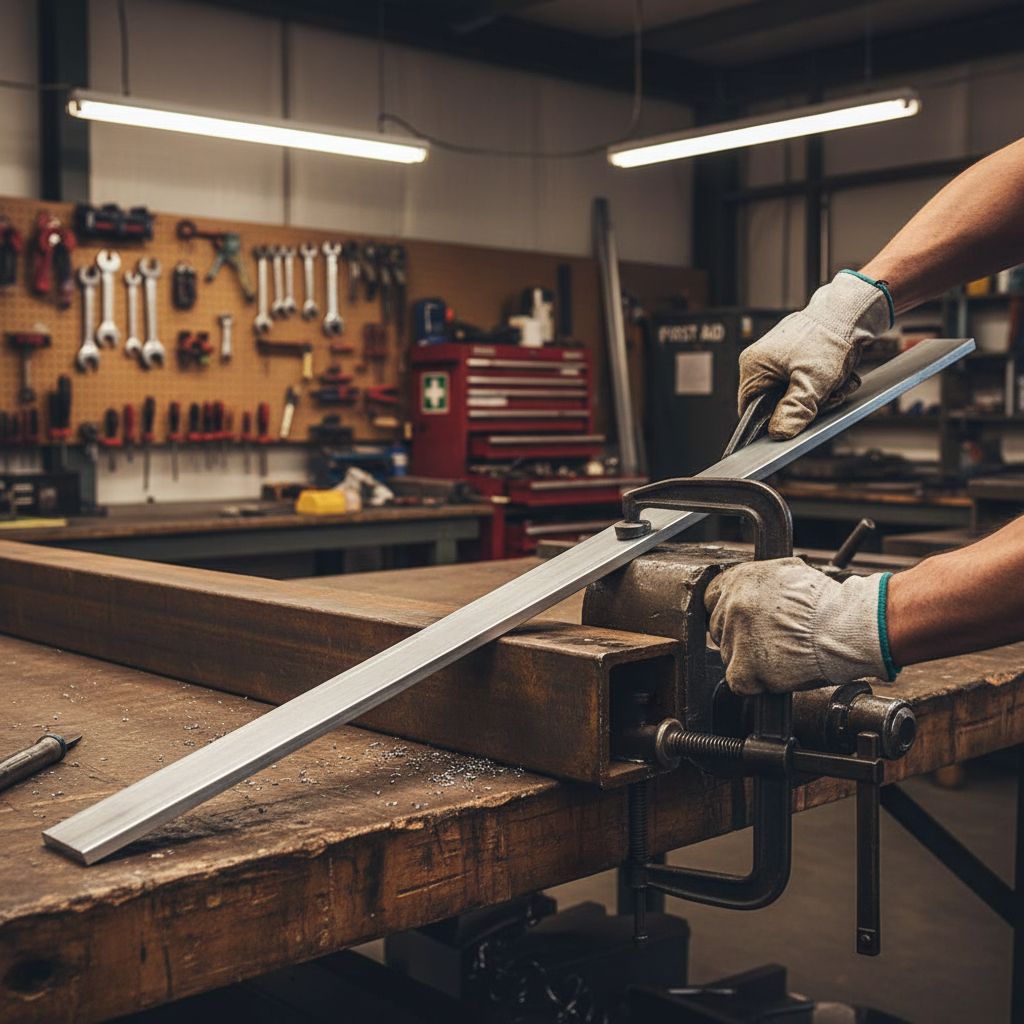 Premium Heavy Duty 50.8mm x 44.5mm Aluminium Flat Bar - Structural Grade 6082 T6 Alloy with Enhanced Strength and Corrosion Resistance 50.8 × 44.5 mm (2″ × 1 3/4″) – photo 1 of 2