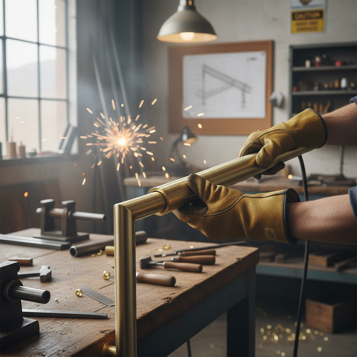 Premium Plain Finish Brass Round Tube 38.1mm x 3.2mm with High Corrosion Resistance and Excellent Machinability