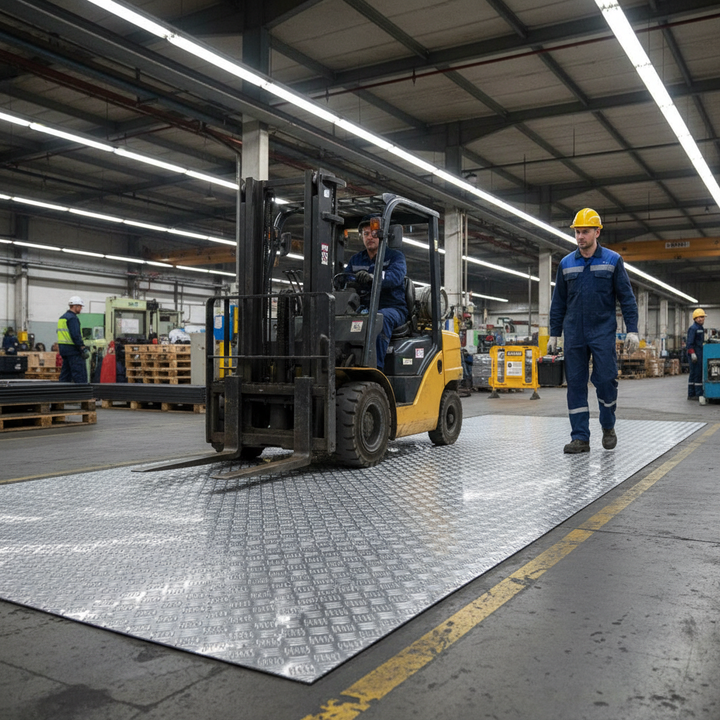 Premium Heavy Duty Aluminium Chequer Plate 2000mm x 1000mm x 6mm - Five Bar Tread Plate for Versatile Applications