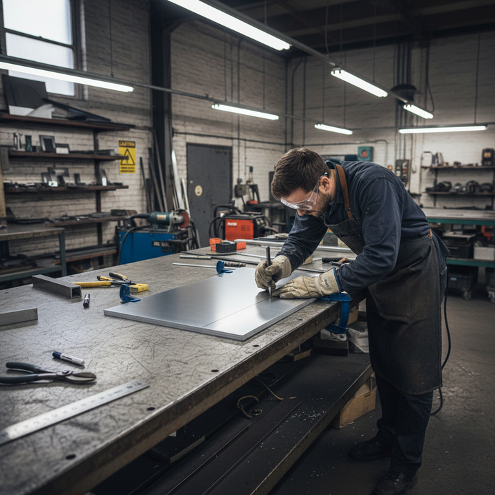 Premium Medium Strength Aluminium Sheet 2500mm x 1250mm x 5mm - High Corrosion Resistance for Marine and Industrial Applications