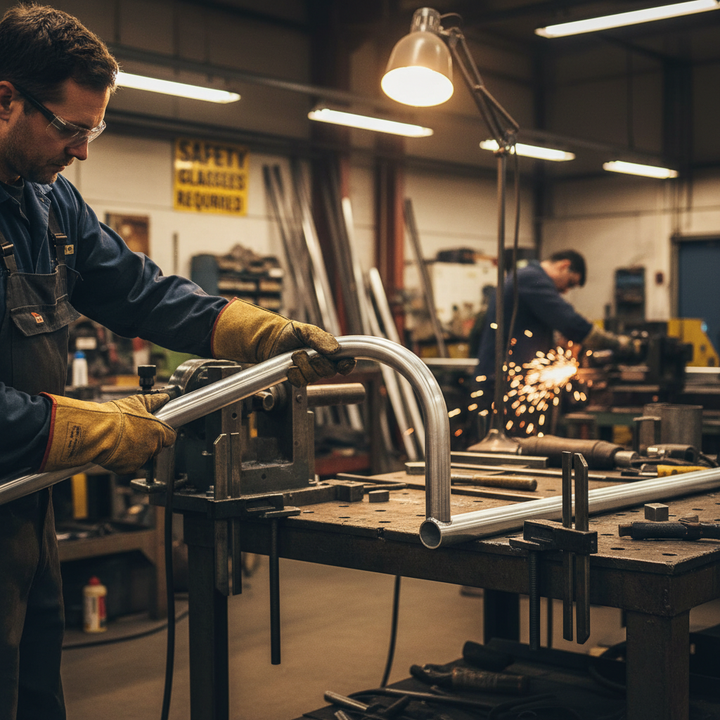 Premium Heavy Duty Aluminium Round Tube 31.7mm x 3.2mm - High Strength 6082 T6 Alloy with Corrosion Resistance