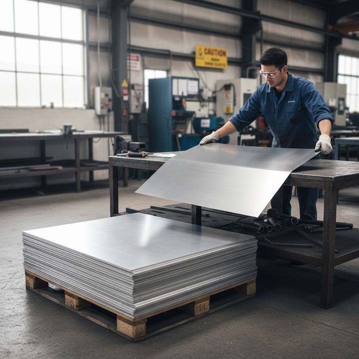 Premium 2000mm x 1000mm x 4.0mm Aluminium Sheet - Grade 1050 for General Metal Work and Decorative Applications