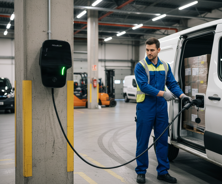 Premium 22kW Intelligent EV Charging Unit with Dynamic Load Balancing and Customizable Aesthetics