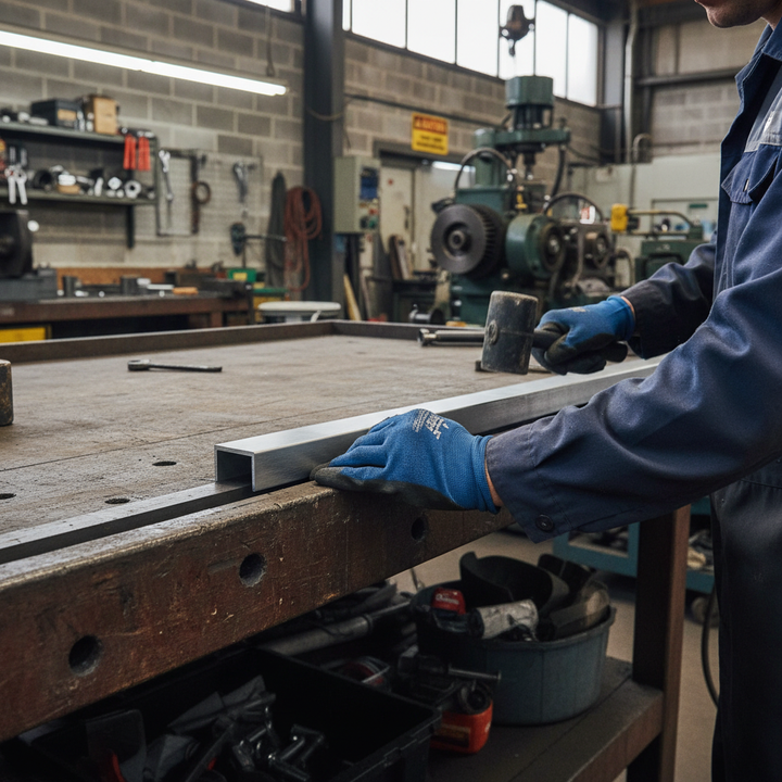 Premium Structural Aluminium Channel 25.4mm x 25.4mm x 4.8mm - High-Performance 6082 T6 Alloy for Architectural and Commercial Applications