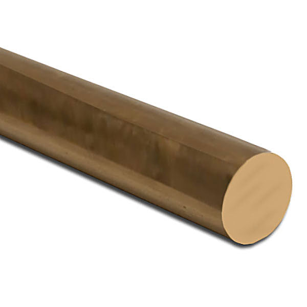 Brass Round Bar Mill Finish 27mm (1 1/16") Diameter - CZ121 - Linear Metre 27 mm (1 1/16″) – photo 1 of 1