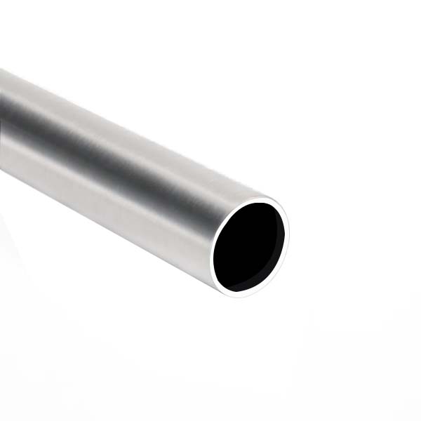 Brushed Aluminium Tube 50.8mm x 1.6mm 6082 - Polished Finish, Corrosion Resistant, Ideal for Architectural & Structural Projects 50.8 mm OD × 1.6 mm wall (2″ × 16swg) – photo 1 of 1