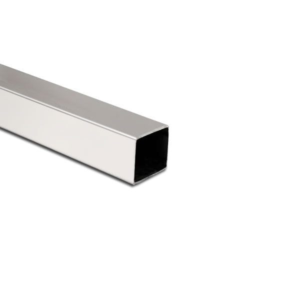 Stainless Steel Box Section 304 40mm x 40mm x 2mm Bright Polished Strong Weldable Corrosion Resistant Metal Tube for Construction & Decorative