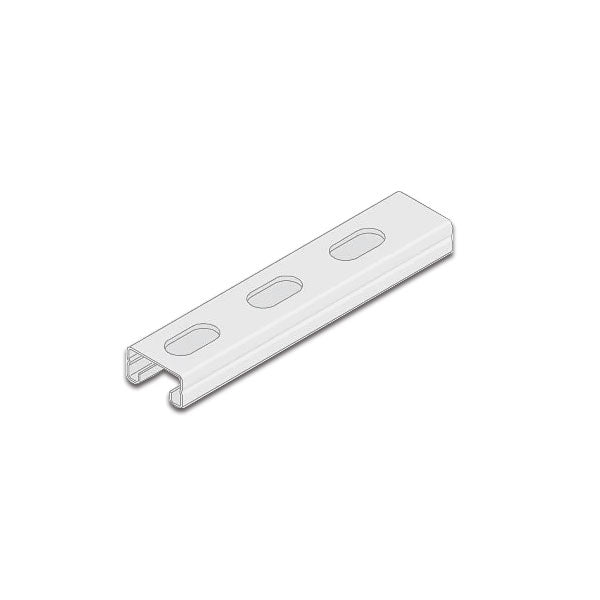 Unistrut P4000T 41mm x 21mm Pre-Galv Slotted Channel Mild Steel S275JR 1.16kg/M Excellent Machinability Good Corrosion Resistance Self Colour 41 × 21 mm – photo 1 of 1