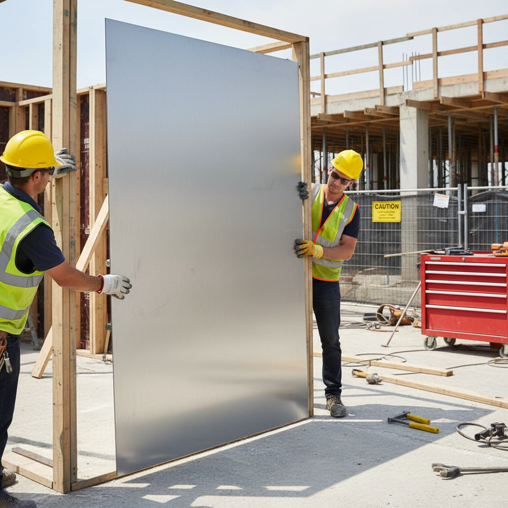 Premium Dull Polished Stainless Steel Sheet 2500mm x 1250mm x 0.7mm for Architectural and Commercial Applications