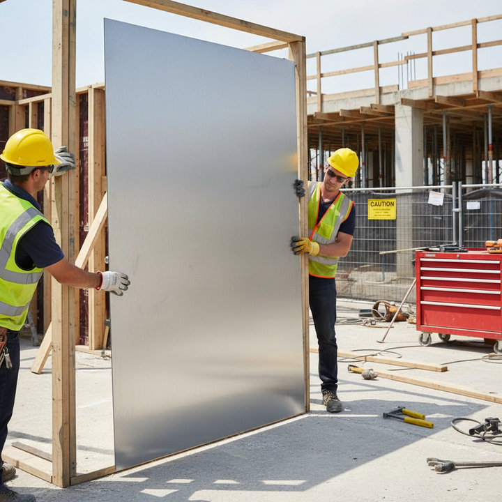 Premium Dull Polished Stainless Steel Sheet 2500mm x 1250mm x 0.7mm for Architectural and Commercial Applications