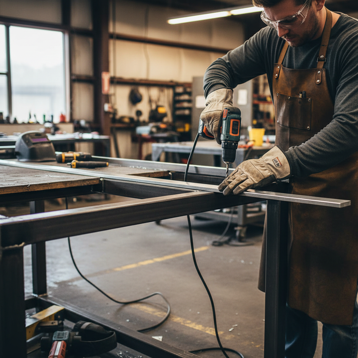 Professional 9.5mm x 6.3mm Structural Grade Aluminium Flat Bar - High Strength 6082 T6 Alloy for Heavy-Duty Applications