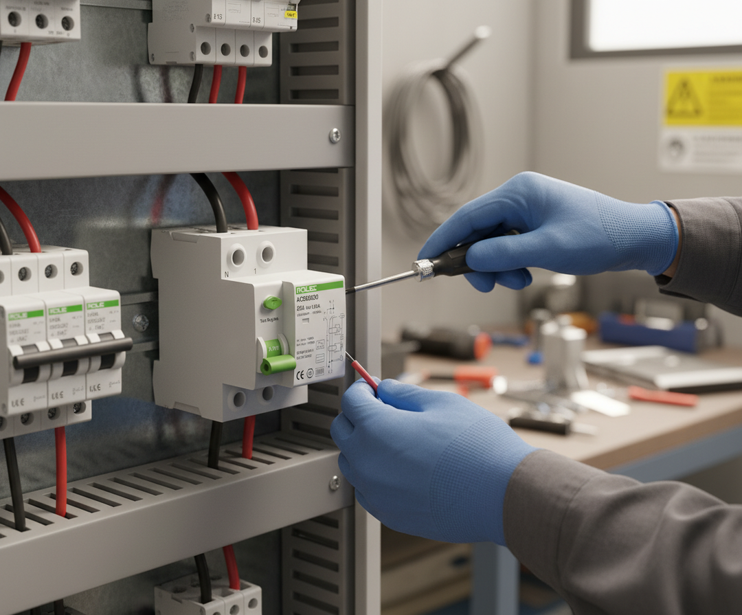 Professional RCD 63A 2P 230V 30MA Type B Circuit Breaker for Electrical Safety - High-Quality Professional Grade for Industrial and Commercial Appl...