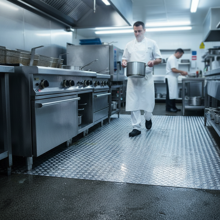 Premium Heavy Duty Aluminium Chequer Plate 2500mm x 1250mm x 1.5mm - Five Bar Treadplate for Versatile Applications