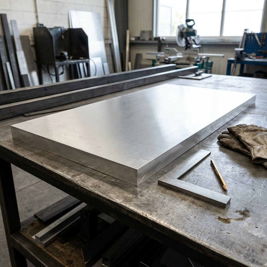 Aluminium Plate 75mm Thick 6082 - Cut to Size 75 mm – photo 1 of 2