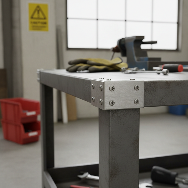Premium 20mm x 20mm x 1.5mm Brushed Polished Aluminium Angle for Structural Applications