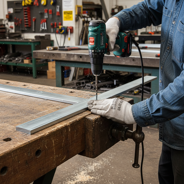 Premium 30mm x 8mm Plain Finish Aluminium Flat Bar - Grade 6060 T6 with Excellent Corrosion Resistance for Structural Applications