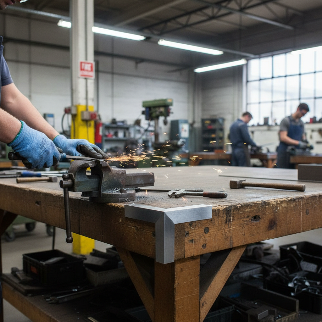 Premium Heavy Duty Brushed Polished Aluminium Angle 50.8mm x 50.8mm x 3.2mm for Architectural and Industrial Applications