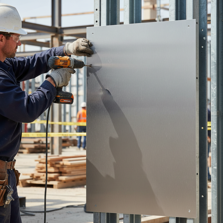Premium 2500mm x 1250mm x 5mm Dull Polished Stainless Steel Sheet for Architectural and Commercial Applications