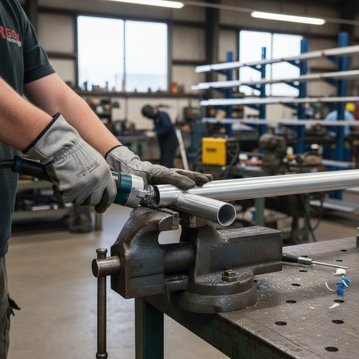 Premium Heavy Duty Aluminium Round Tube 31.7mm x 4.8mm - High Strength 6082 T6 Alloy for Structural Applications