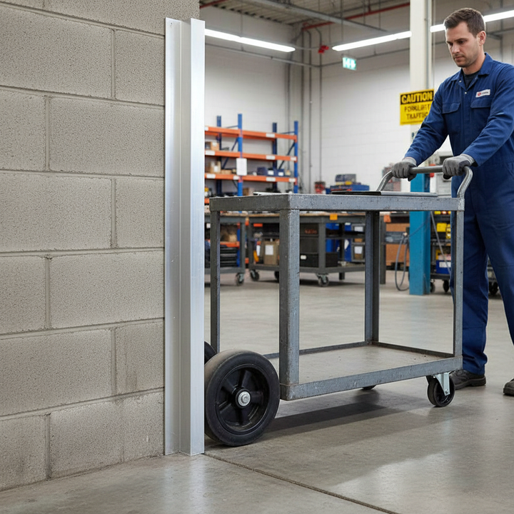 76.2mm x 50.8mm x 3.2mm (3" x 2" x 1/8") Aluminium Unequal Angle