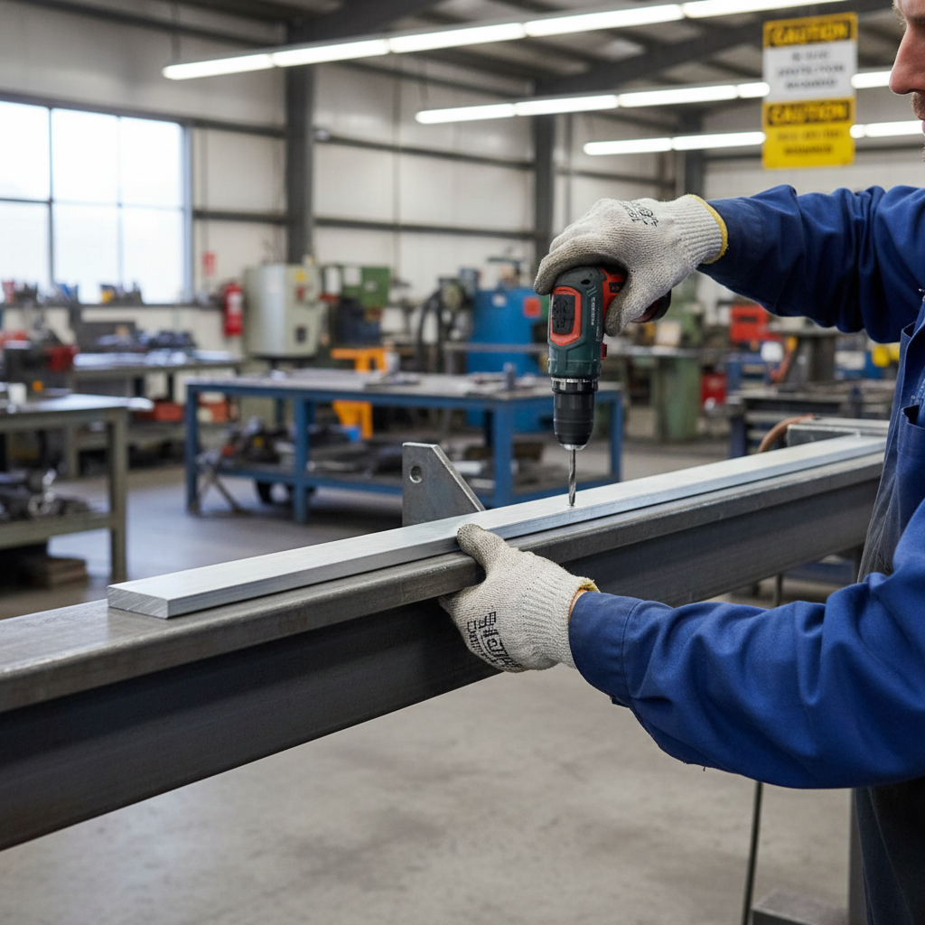 Premium 101.6mm x 12.7mm (4" x 1/2") Plain Finish Aluminium Flat Bar - High Strength 6082 T6 Alloy for Structural Applications 101.6 × 12.7 mm (4″ × 1/2″) – photo 1 of 2