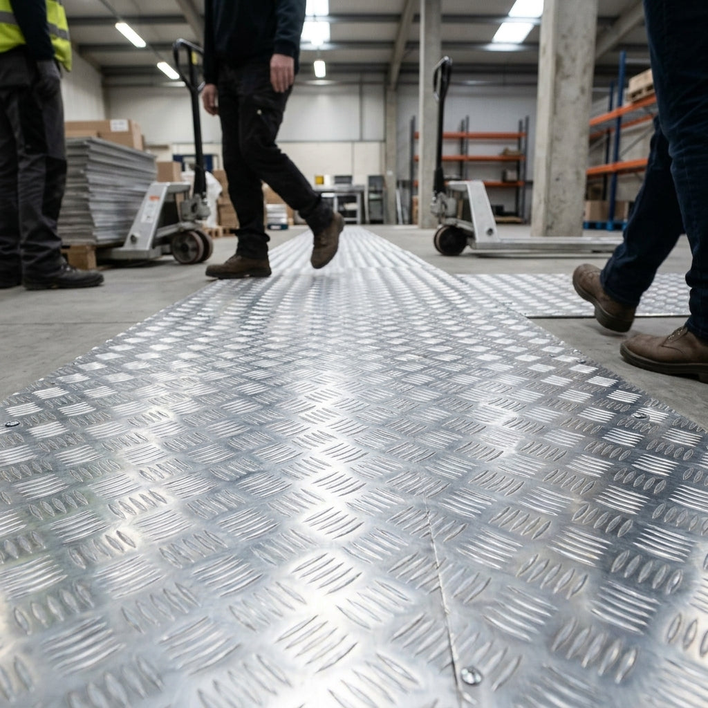 1.5mm Aluminium Five Bar Slip-Resistant Floor Plate Custom 1.5 mm – photo 1 of 2