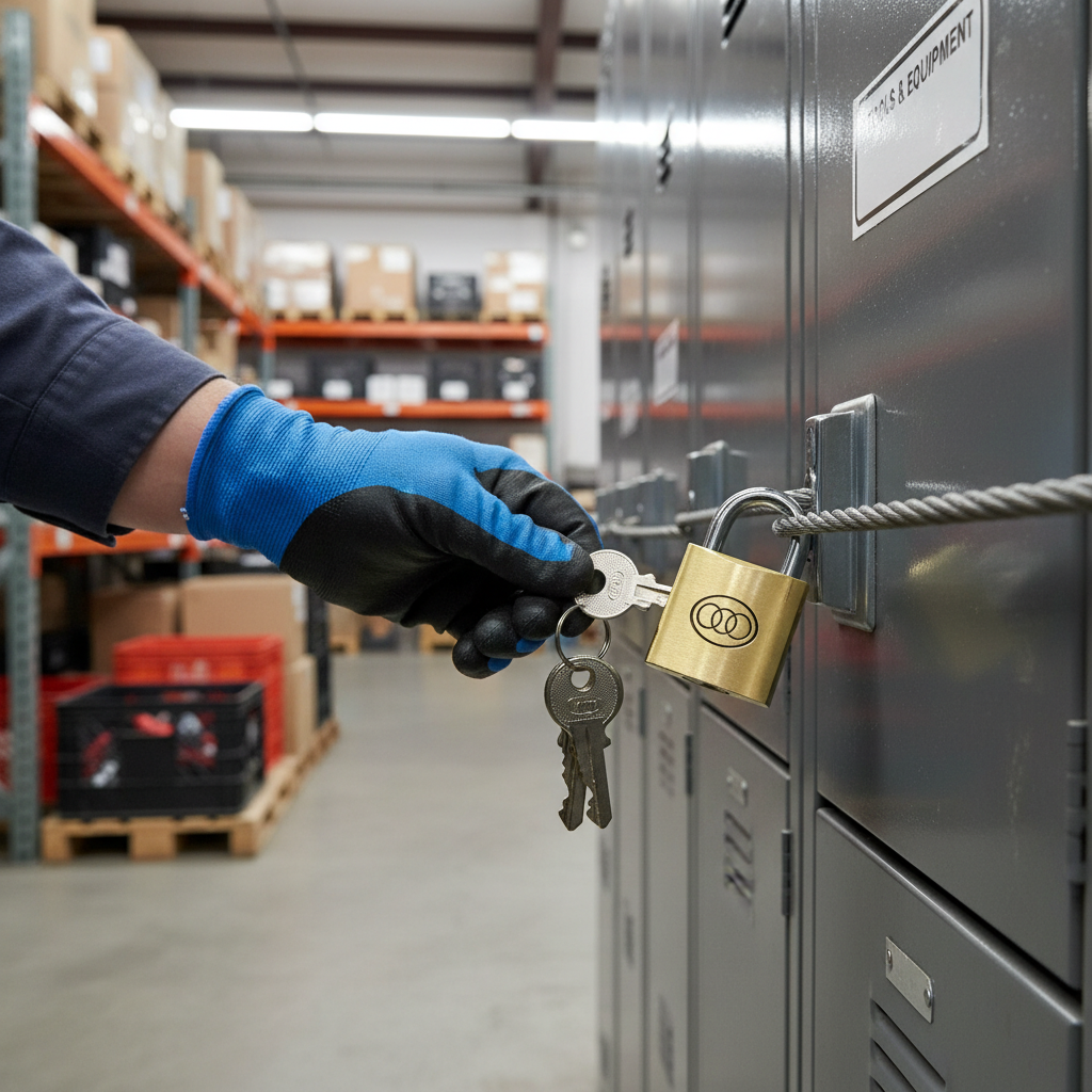 Premium Type 1 Cable Pad Lock for Enhanced Security of EV Charging Cables - High-Quality Professional Grade for Industrial and Commercial Applications