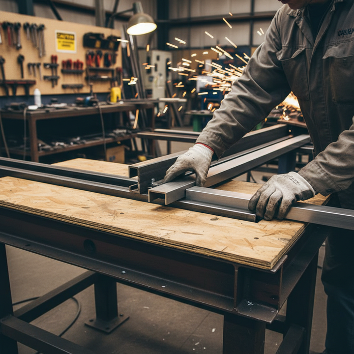 Premium Structural Aluminium Channel 12.7mm x 12.7mm x 3.2mm - High-Performance Brushed Polished Finish for Architectural Use