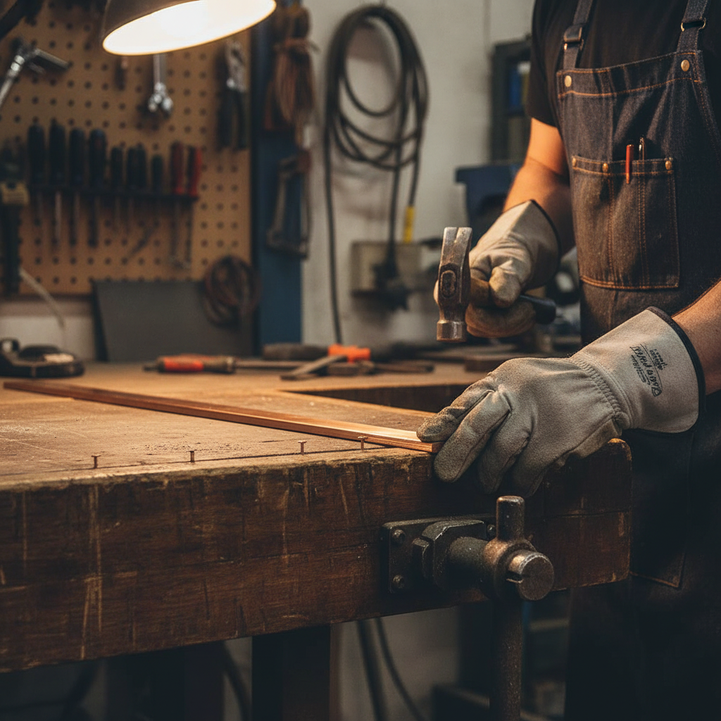 Premium High-Performance Copper Flat Bar 50.8mm x 6.3mm with Satin Brushed Finish for Architectural and Electrical Applications