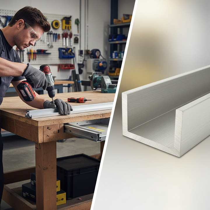 Premium 50.8mm x 38.1mm x 3.2mm Aluminium Channel - Grade 6063 T6 with High Corrosion Resistance for Architectural Applications