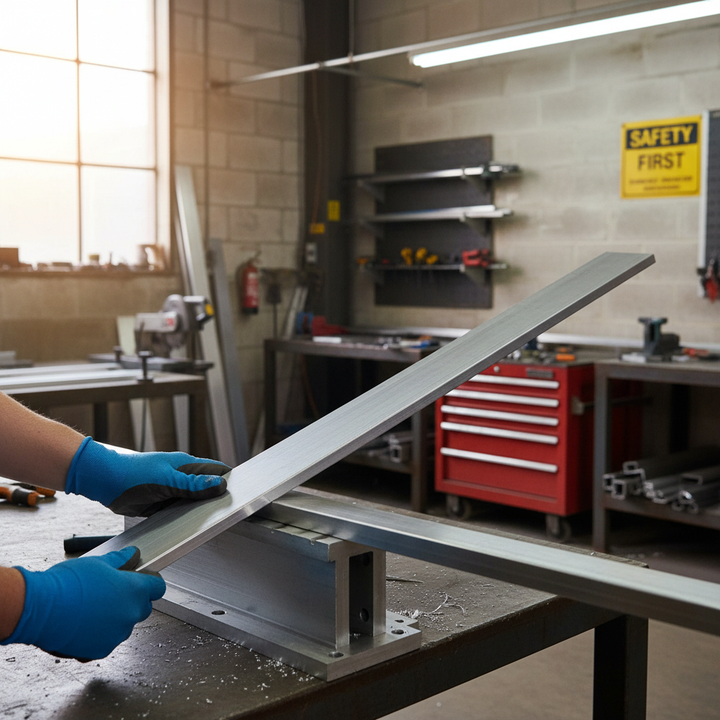 Premium Structural Grade 6082 T6 Aluminium Flat Bar 76.2mm x 4.8mm for High-Performance Applications