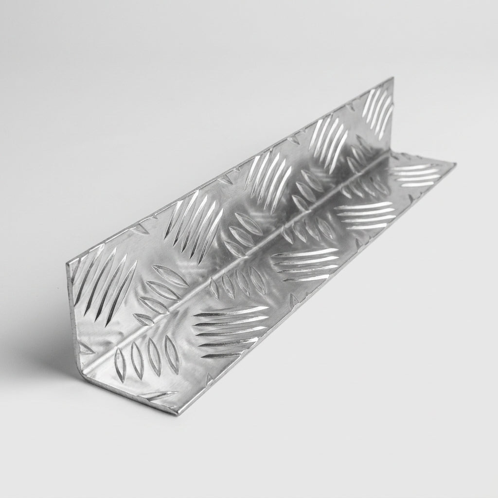 Aluminium Angle 2mm Thick Five Bar Tread Plate - Cut to Size (view 2)
